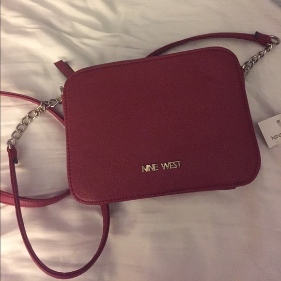 dark red purse